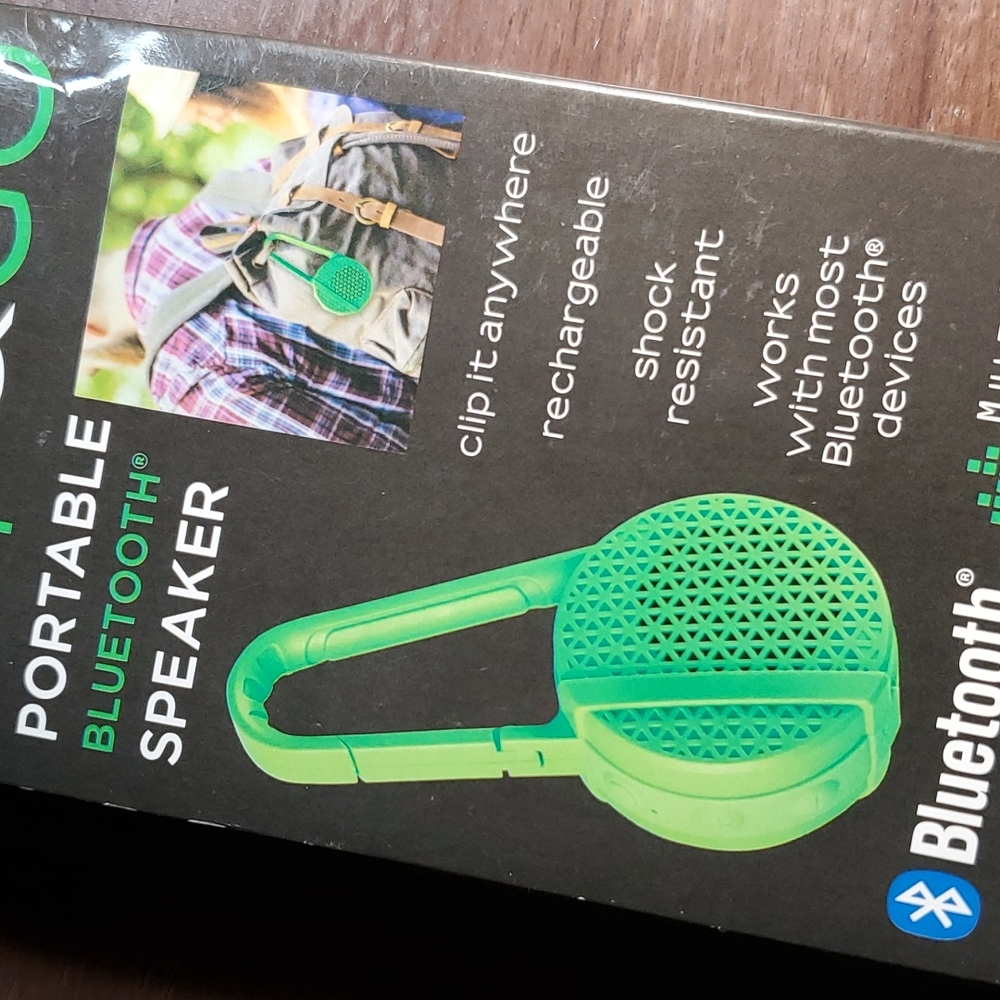 Multitech Clip&Go Portable Bluetooth Speaker